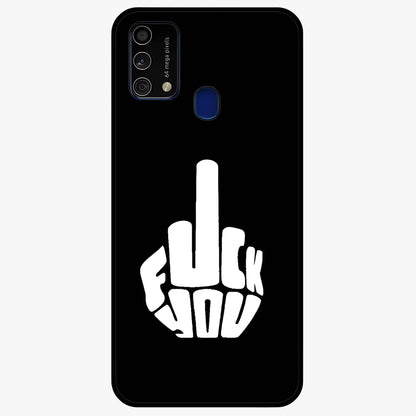 Rebel Mode On Glass Case showing flat back view with bold rebellious typography artwork and glossy glass finish.