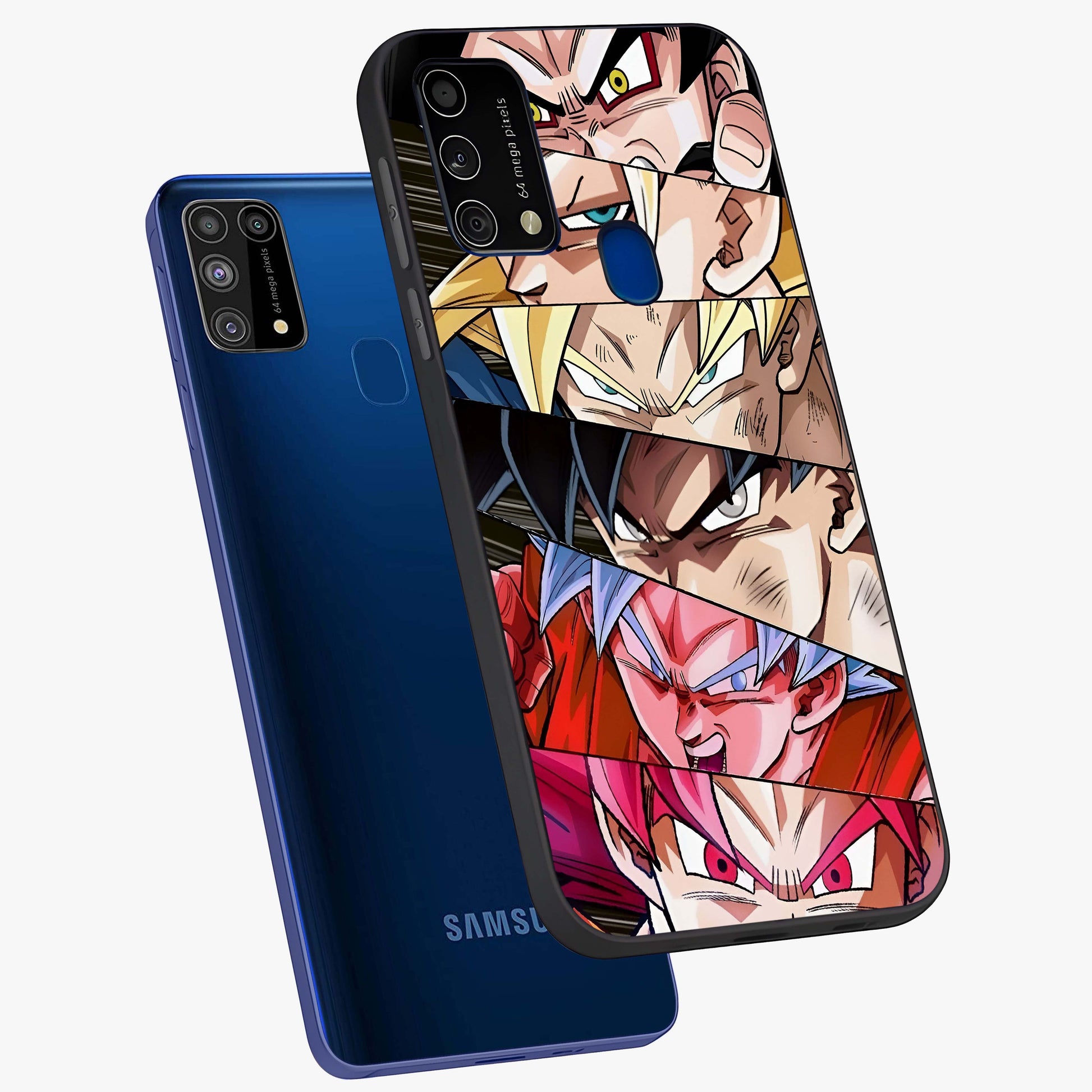 Anime Character Glass Case displayed in angled mockup highlighting colorful anime character illustration.