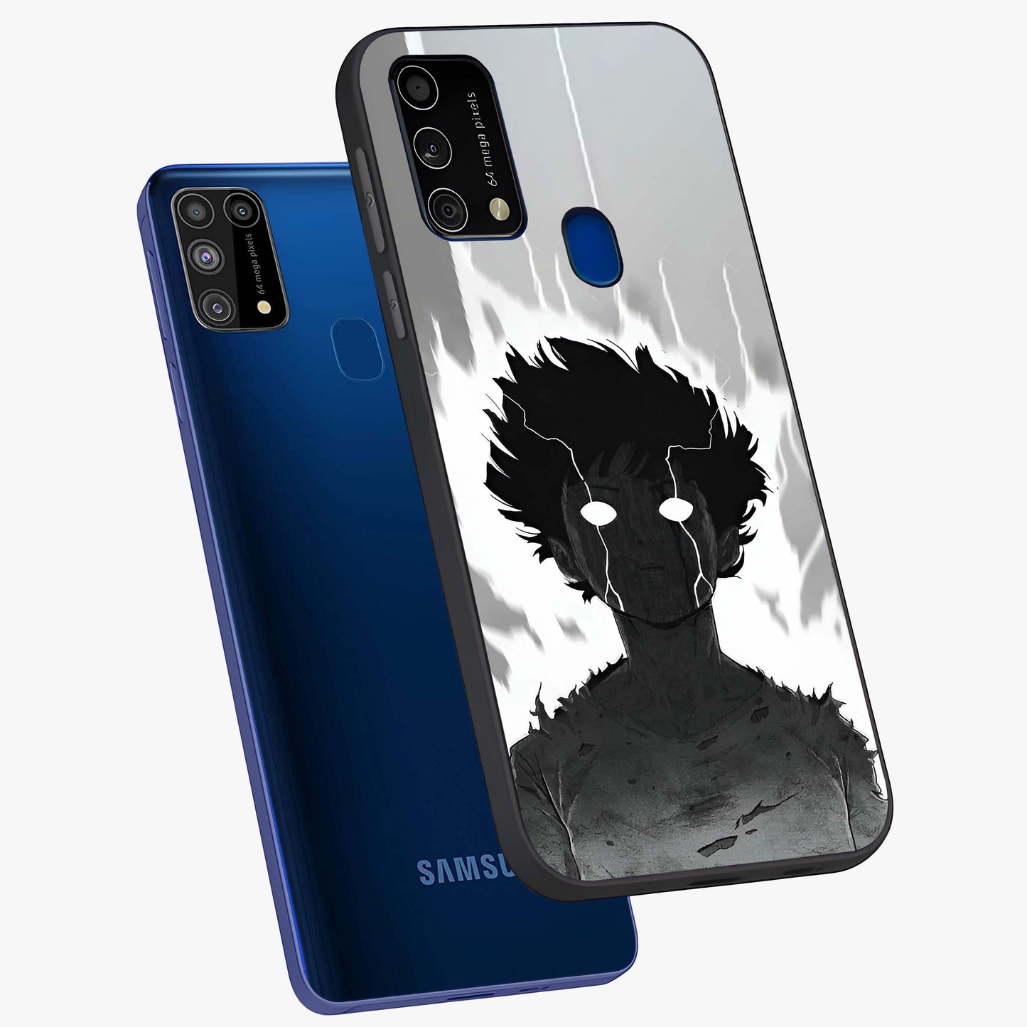 Awakened Inner Rage Glass Case displayed in angled mockup highlighting powerful graphic design and bold artistic theme.