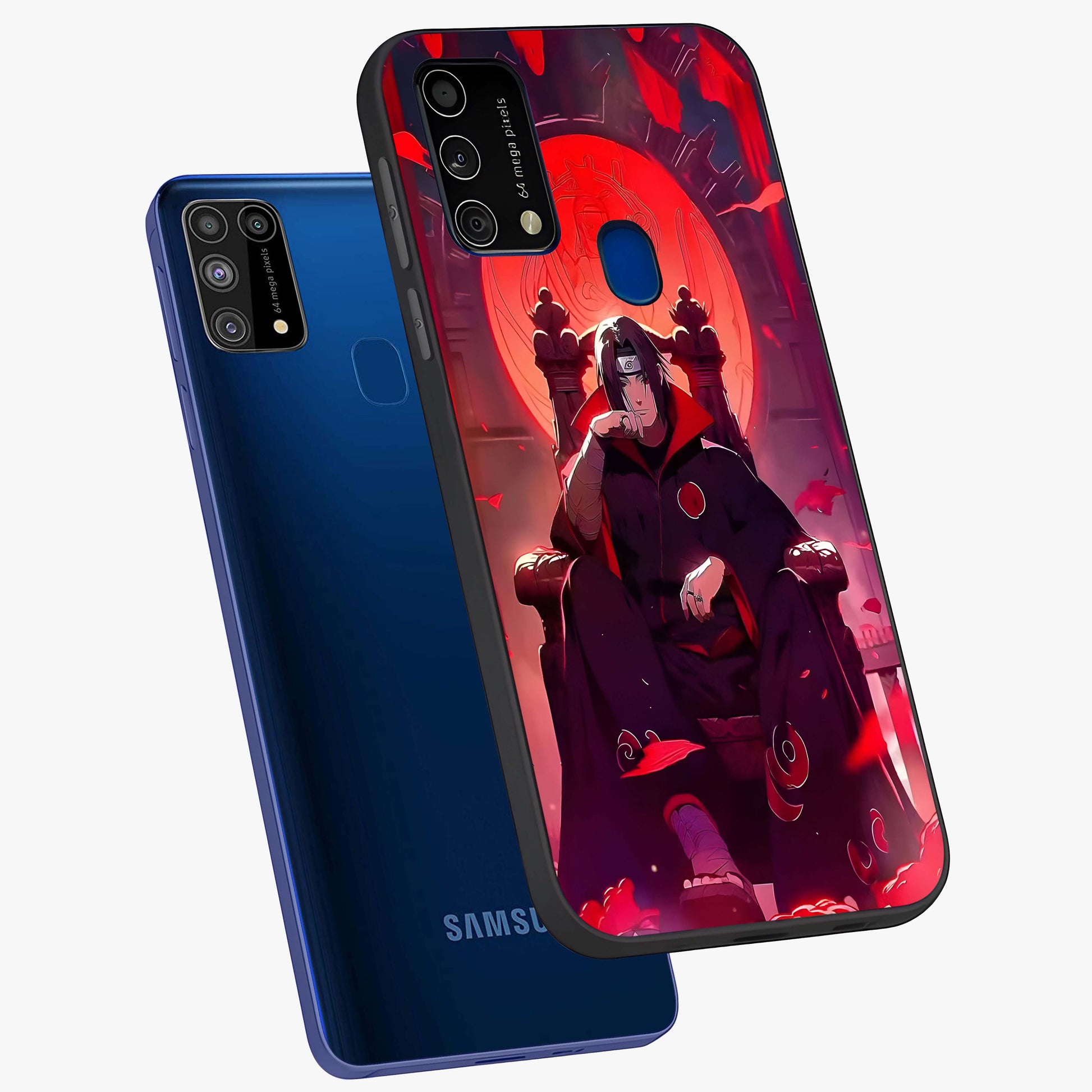 Blood Moon Sovereign Glass Case displayed in angled mockup highlighting dark celestial moon design and dramatic theme.