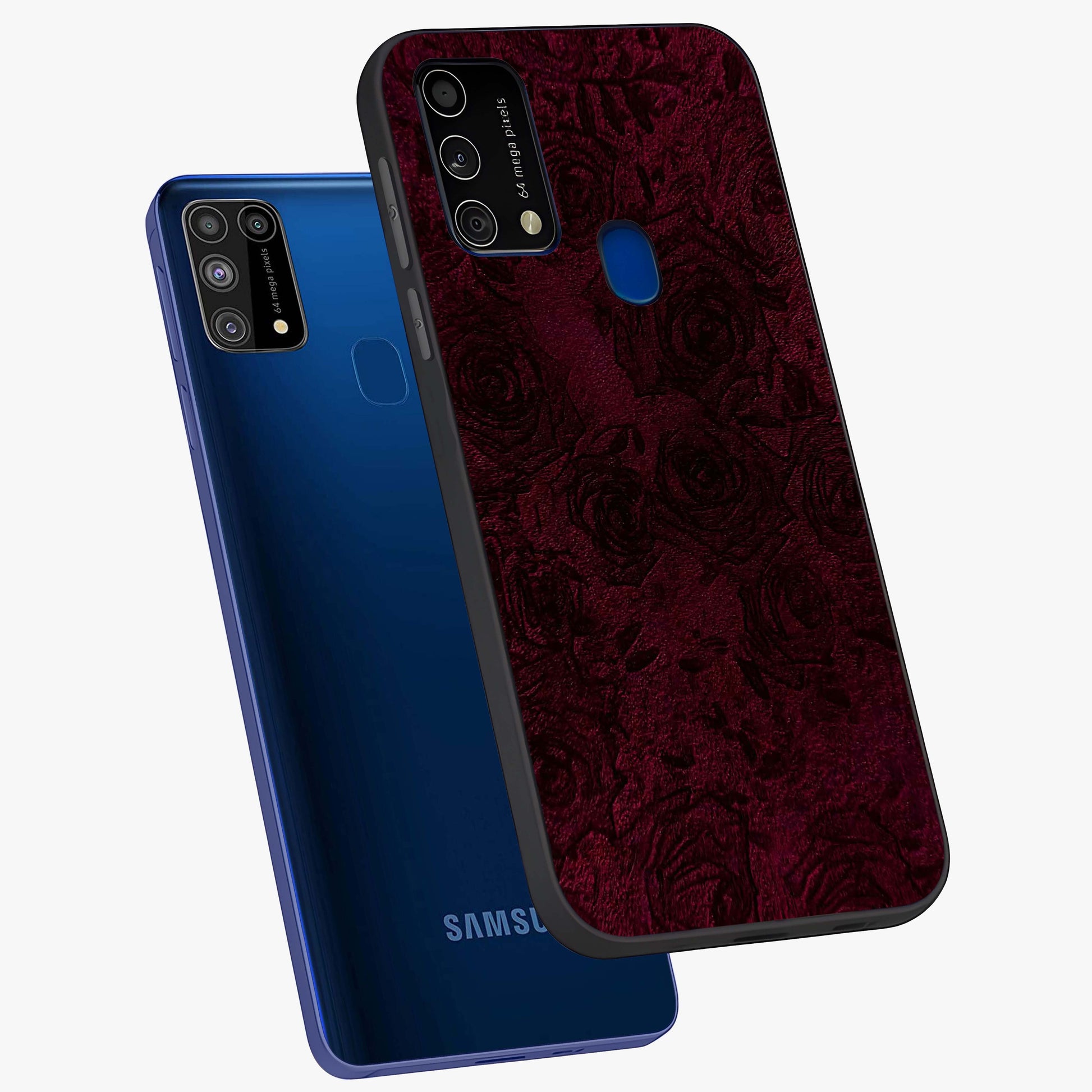 Crimson Fade Flow Glass Case displayed in angled mockup highlighting smooth gradient design with modern aesthetic style.