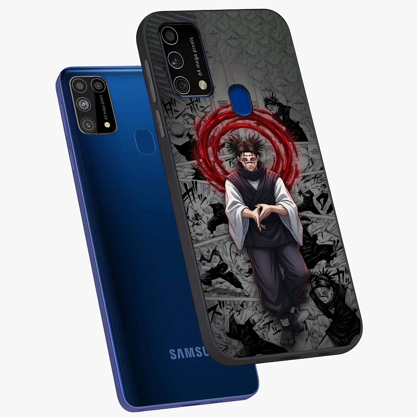 Cursed Ritual Ascension Glass Case displayed in angled mockup highlighting mystical ritual illustration with supernatural aesthetic.