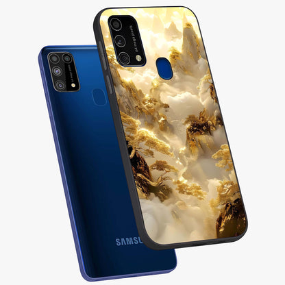 Gates Of Illumination Glass Case displayed in angled mockup highlighting radiant portal inspired design with fantasy aesthetic.
