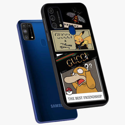 Gucci Play Mashup Glass Case displayed in angled mockup highlighting stylish fashion mashup design with bold aesthetic.