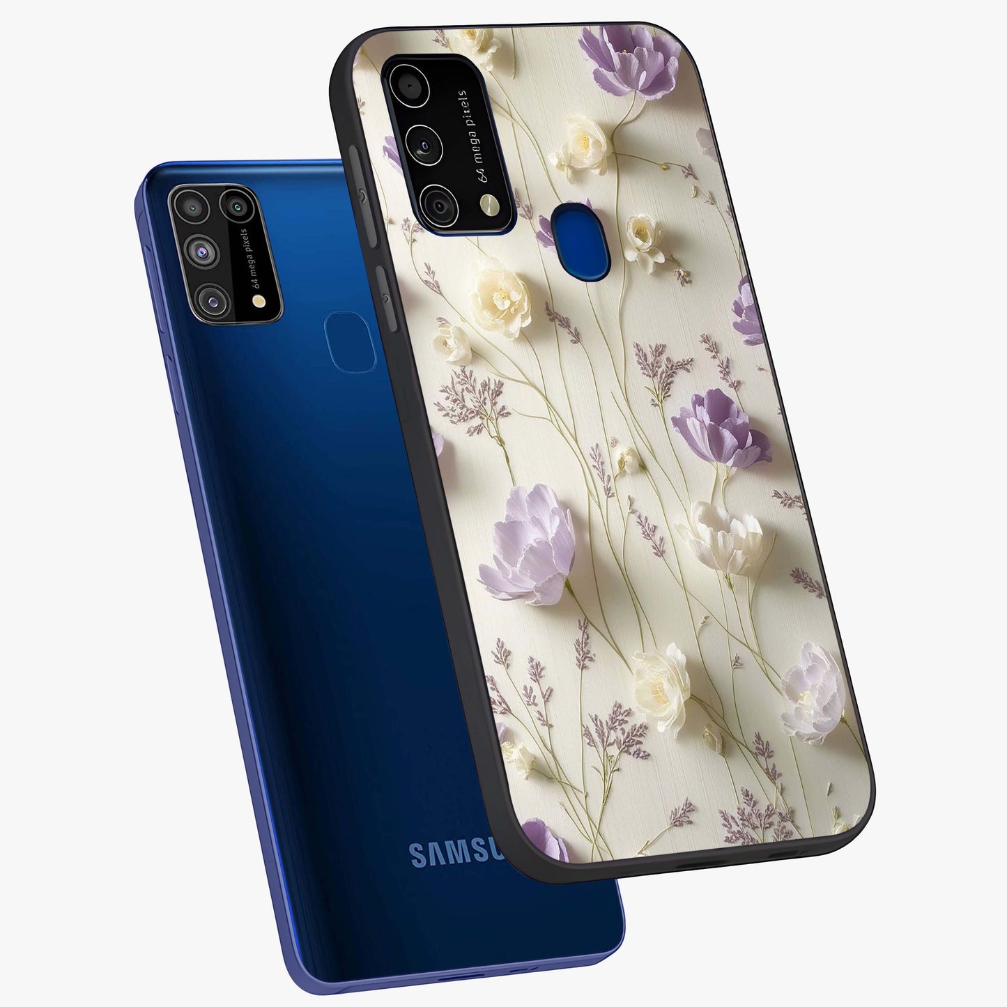 Lilac Breeze Harmony Glass Case displayed in angled mockup highlighting calm lilac breeze design with soothing aesthetic style.