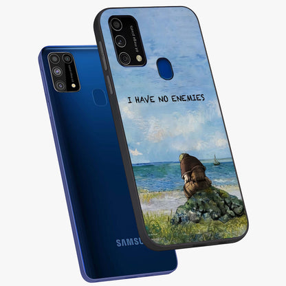 Peace Beyond War Glass Case displayed in angled mockup highlighting meaningful message design with artistic aesthetic style.
