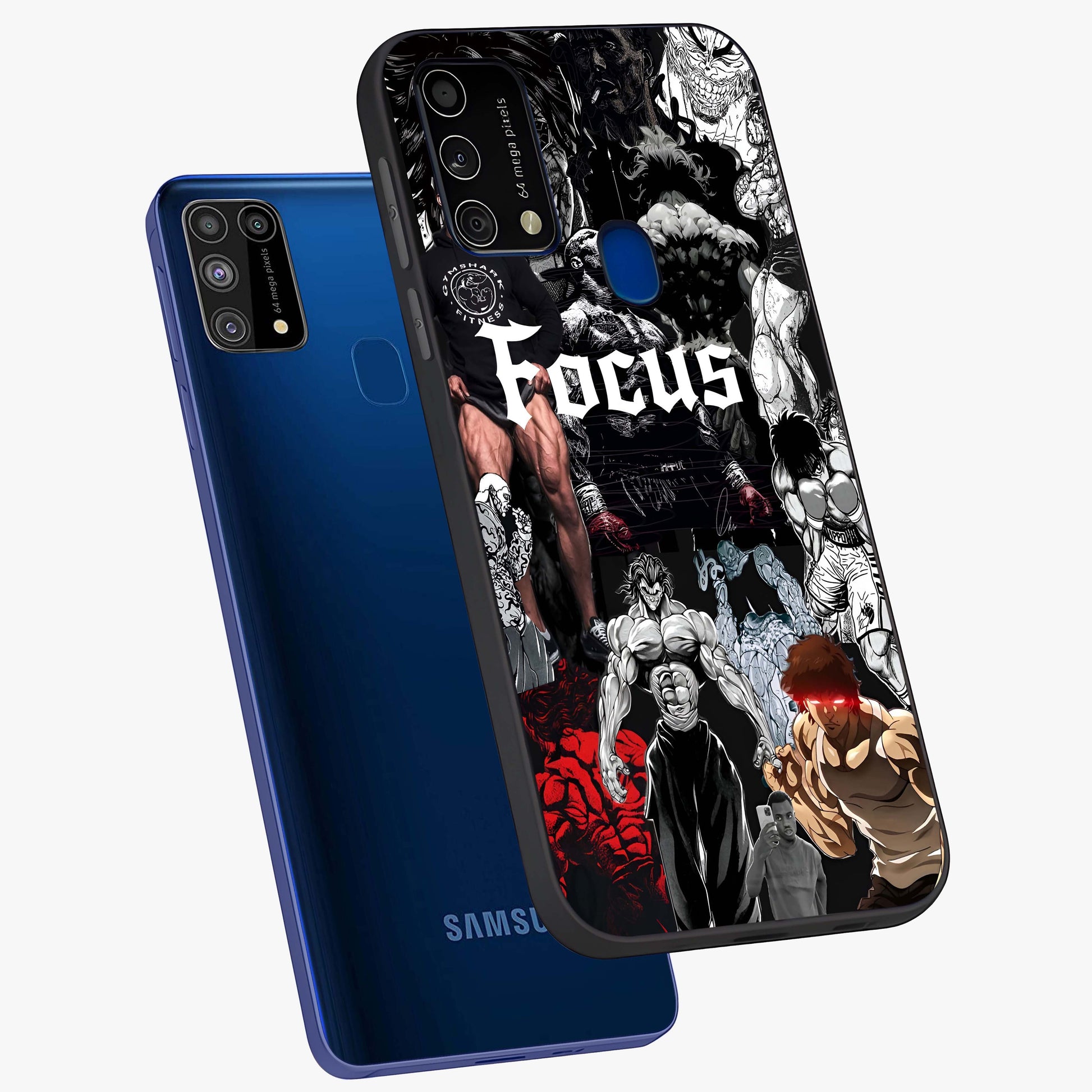 Relentless Power Focus Glass Case displayed in angled mockup highlighting bold statement design with modern aesthetic style.