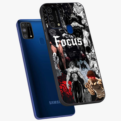 Relentless Power Focus Glass Case displayed in angled mockup highlighting bold statement design with modern aesthetic style.