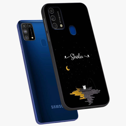 Silent Night Row Glass Case displayed in angled mockup highlighting peaceful evening design with dreamy night aesthetic.