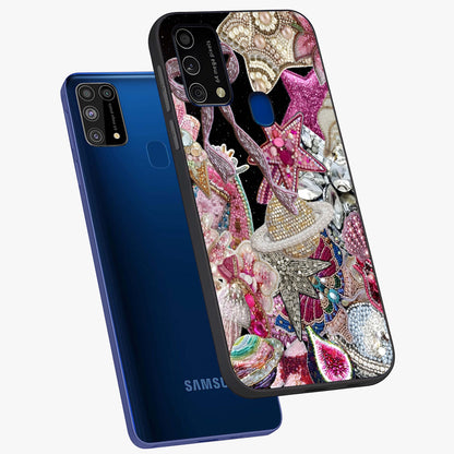 Starlit Jewel Dream Glass Case displayed in angled mockup highlighting glowing celestial jewel design with dreamy aesthetic.