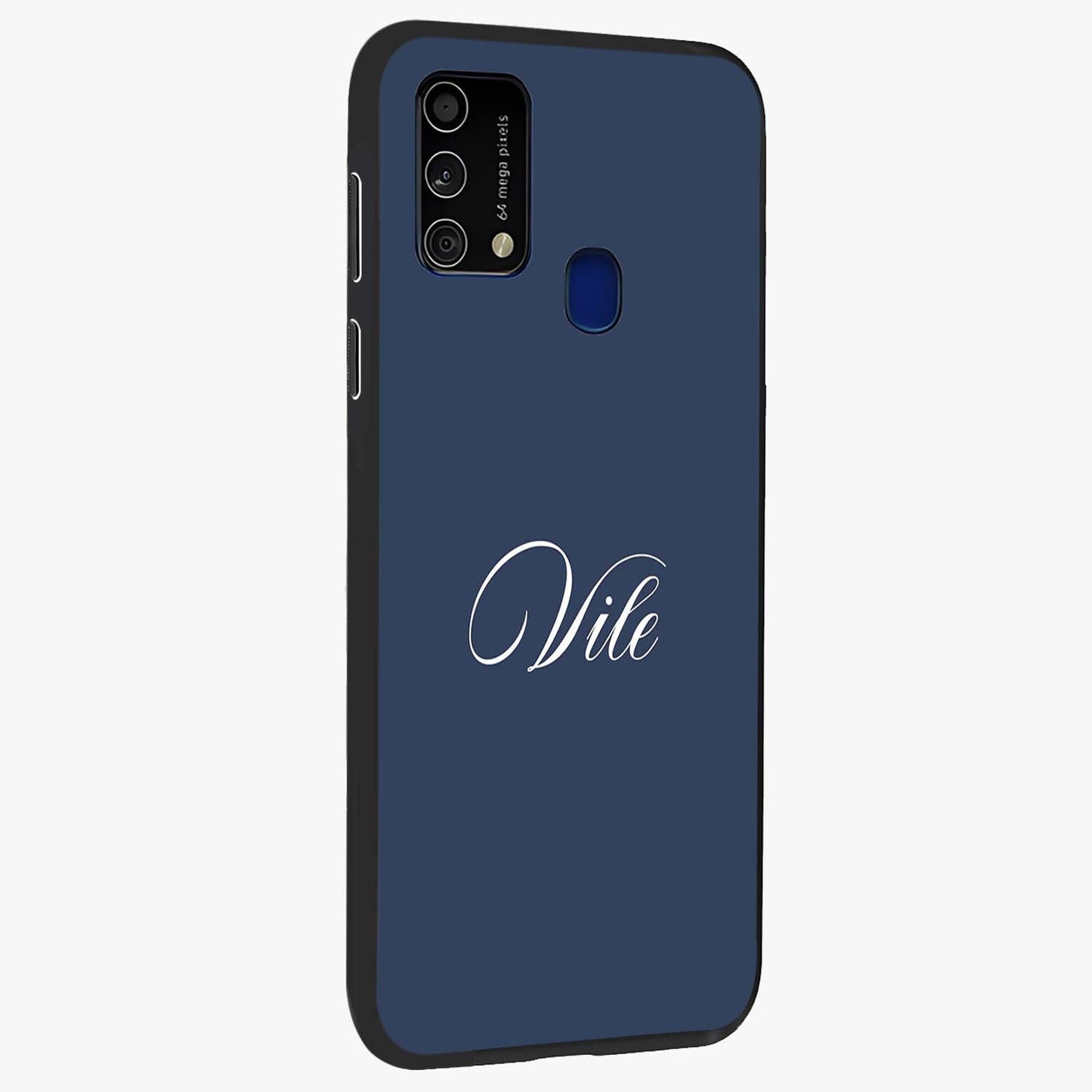 Blue Vintage Floral Pattern Glass Case displayed in angled mockup highlighting classic blue floral pattern and retro aesthetic design.