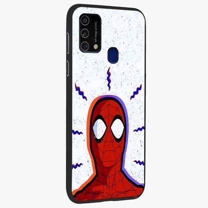 Omg Spiderman Glass Case upright view showcasing energetic superhero artwork with vibrant comic theme.