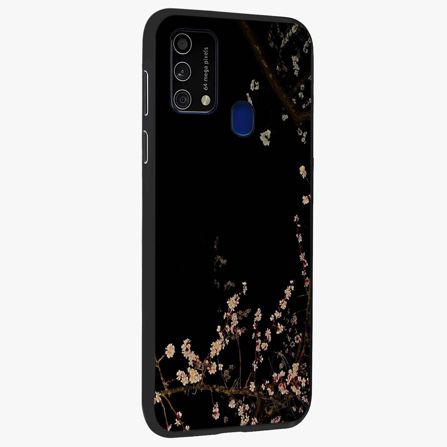 Petal Moon Light With Custom Name Glass Case upright view showcasing elegant floral moon artwork with personalized aesthetic.
