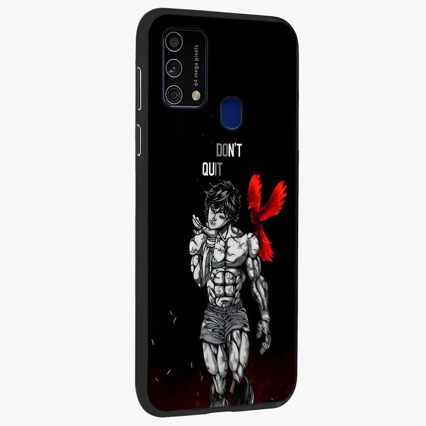 Rise Beyond Limits Glass Case upright view showcasing powerful inspirational artwork with uplifting theme.