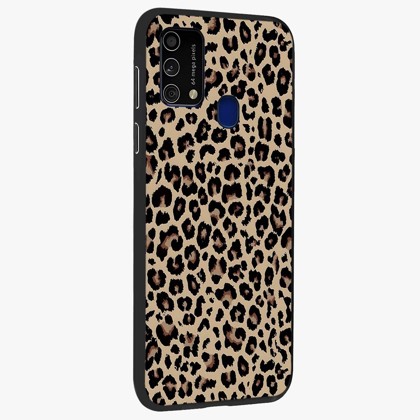 Savage Chic Pattern Glass Case upright view showcasing trendy decorative artwork with edgy fashion theme.