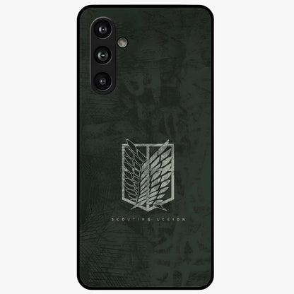 Wings Of Freedom Glass Case showing flat back view with symbolic wings artwork and glossy glass finish.
