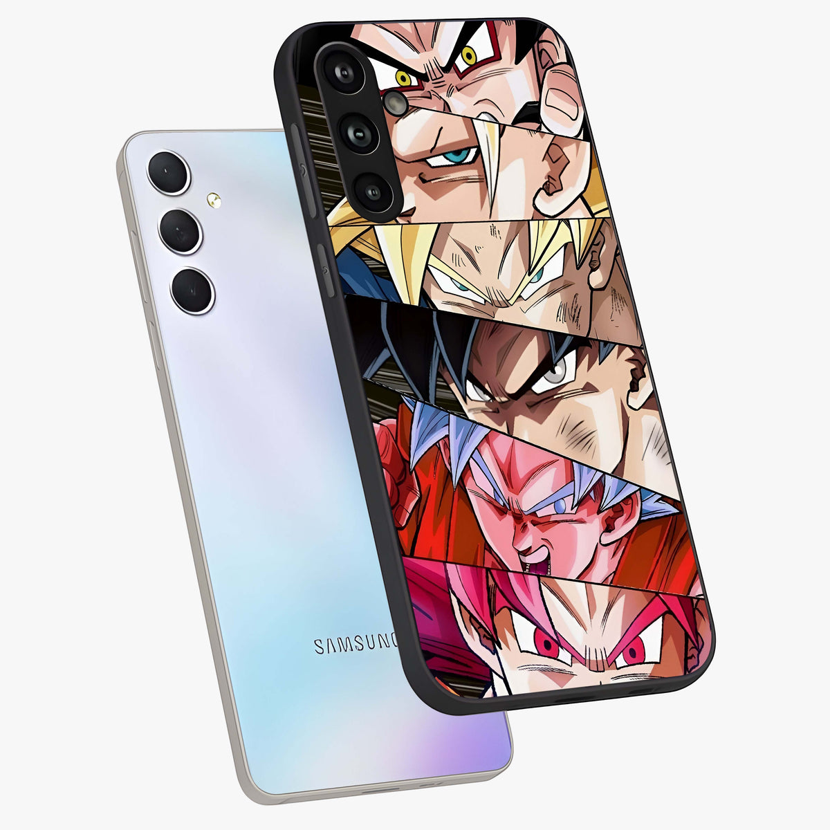 Anime Character Glass Case displayed in angled mockup highlighting colorful anime character illustration.