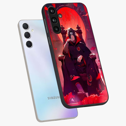 Blood Moon Sovereign Glass Case displayed in angled mockup highlighting dark celestial moon design and dramatic theme.