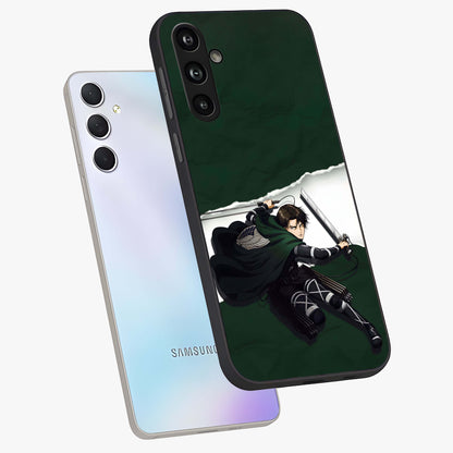 Emerald War Vanguard Glass Case displayed in angled mockup highlighting intense battle inspired design with emerald tone aesthetic.