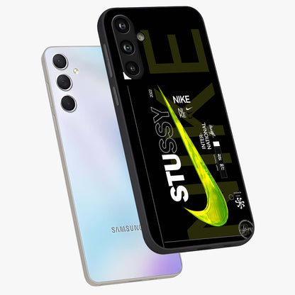 Neon Street Edition Glass Case displayed in angled mockup highlighting vibrant urban design with bold street aesthetic.