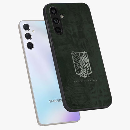 Wings Of Freedom Glass Case displayed in angled mockup highlighting graceful wing design with inspirational aesthetic.