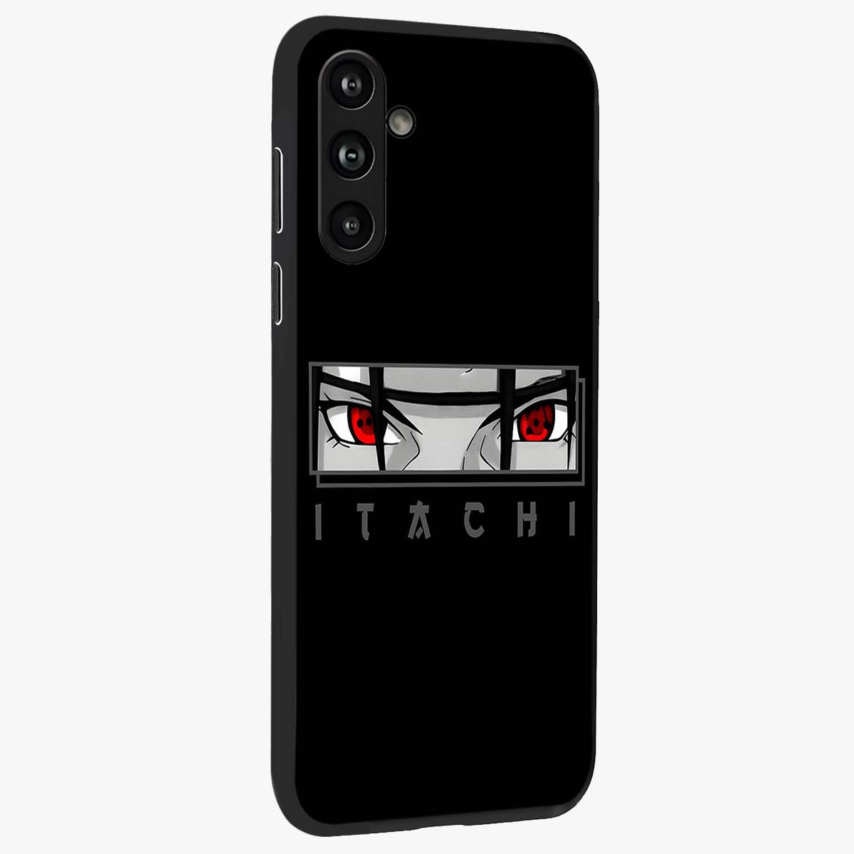 Scarlet Gaze Dominance Glass Case upright view showcasing powerful dramatic artwork with dominant artistic theme.