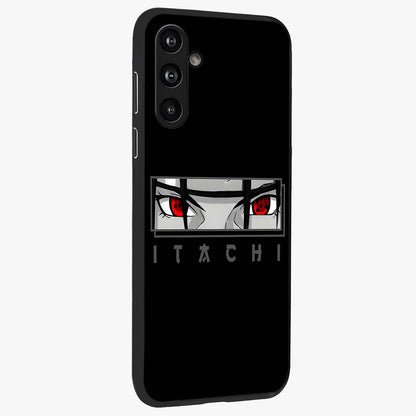 Scarlet Gaze Dominance Glass Case upright view showcasing powerful dramatic artwork with dominant artistic theme.