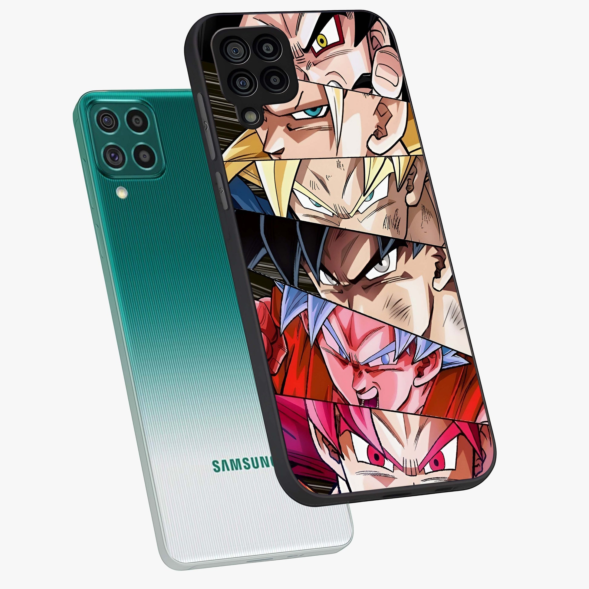 Anime Character Glass Case displayed in angled mockup highlighting colorful anime character illustration.