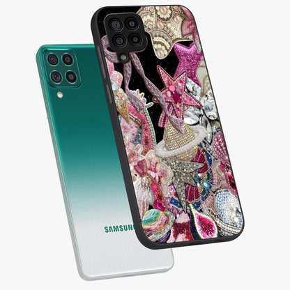 Starlit Jewel Dream Glass Case displayed in angled mockup highlighting glowing celestial jewel design with dreamy aesthetic.