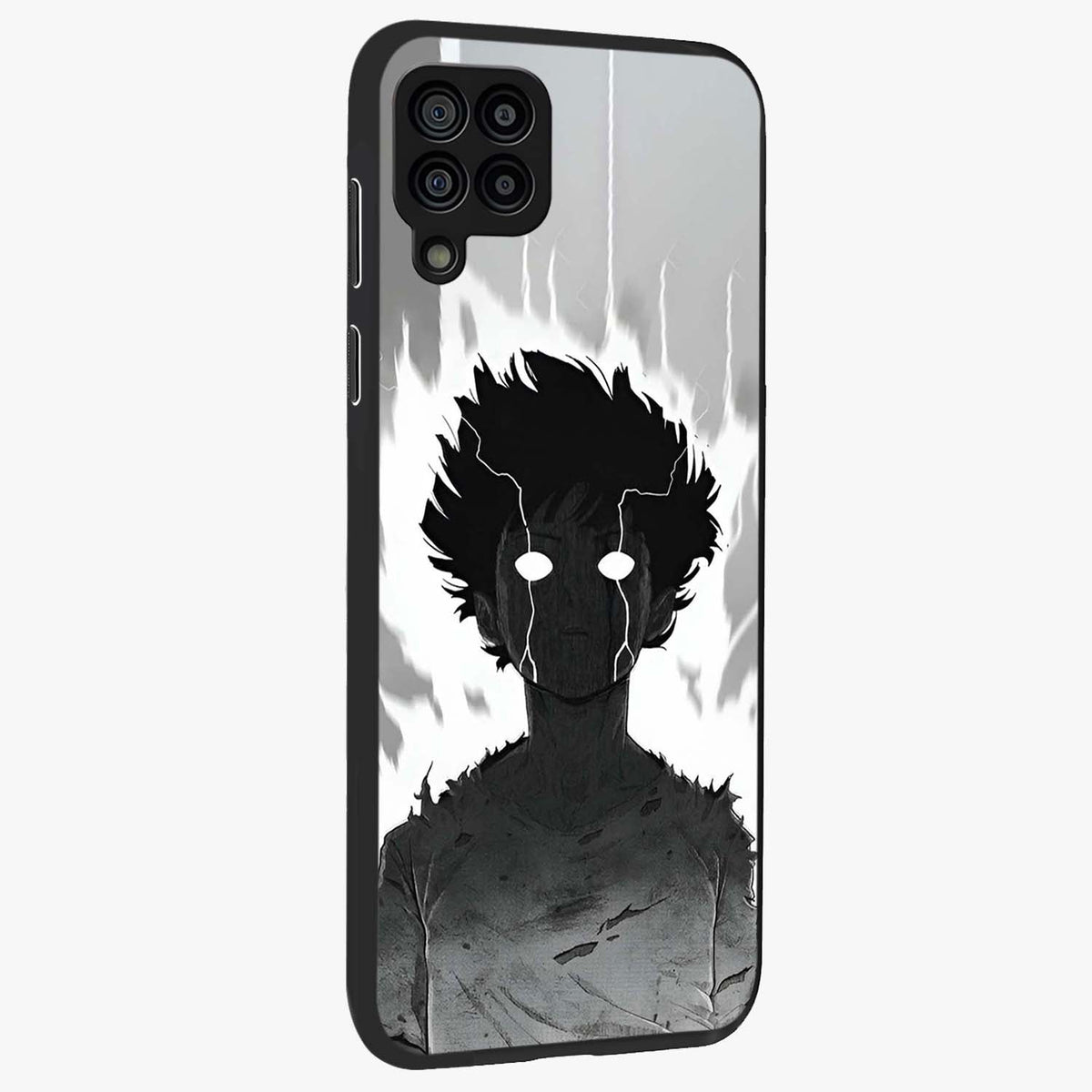 Awakened Inner Rage Glass Case upright view showcasing dramatic artwork with strong expressive aesthetic.