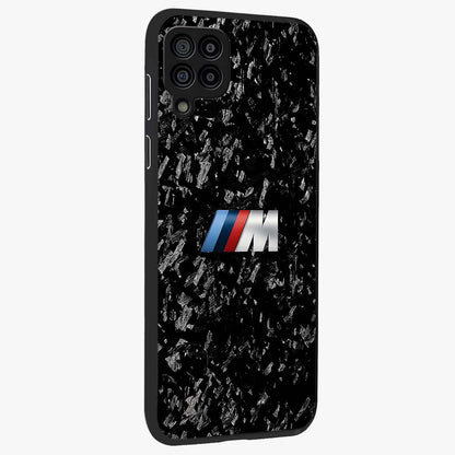 Carbon Speed Mark Glass Case upright view showcasing modern carbon speed graphic with bold automotive theme.