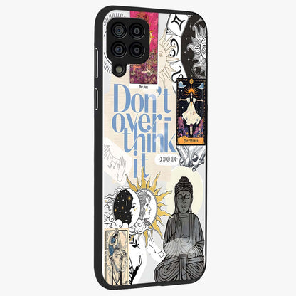 Ethereal Thoughts Glass Case upright view showcasing delicate artistic composition with peaceful dreamy theme.