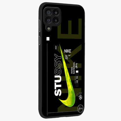 Neon Street Edition Glass Case upright view showcasing colorful neon artwork with modern street culture theme.