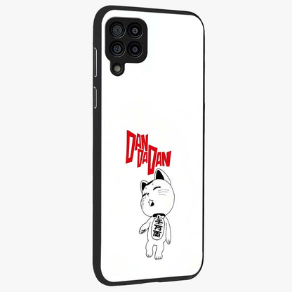 Playful Spirit Charm Glass Case upright view showcasing vibrant charm artwork with fun artistic theme.