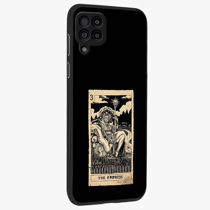 The Empress Glass Case upright view showcasing powerful empress themed artwork with luxurious artistic theme.
