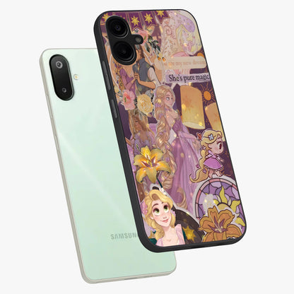Magical Tangled Dream Glass Case displayed in angled mockup highlighting whimsical fantasy design with magical aesthetic.