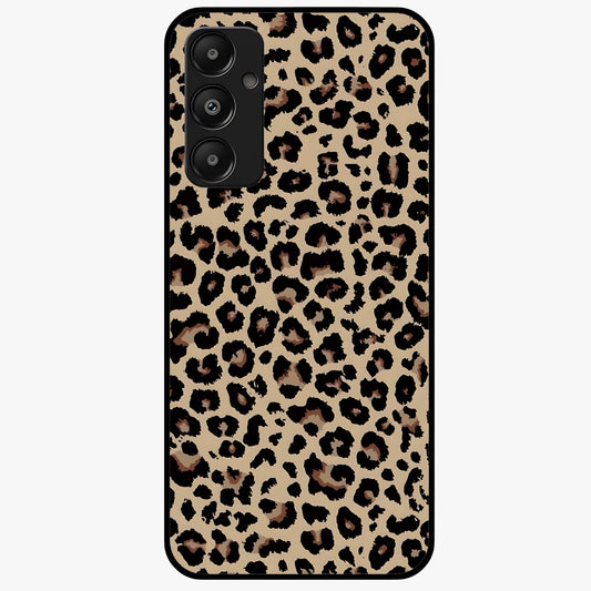 Savage Chic Pattern Glass Case showing flat back view with stylish patterned artwork and glossy glass finish.