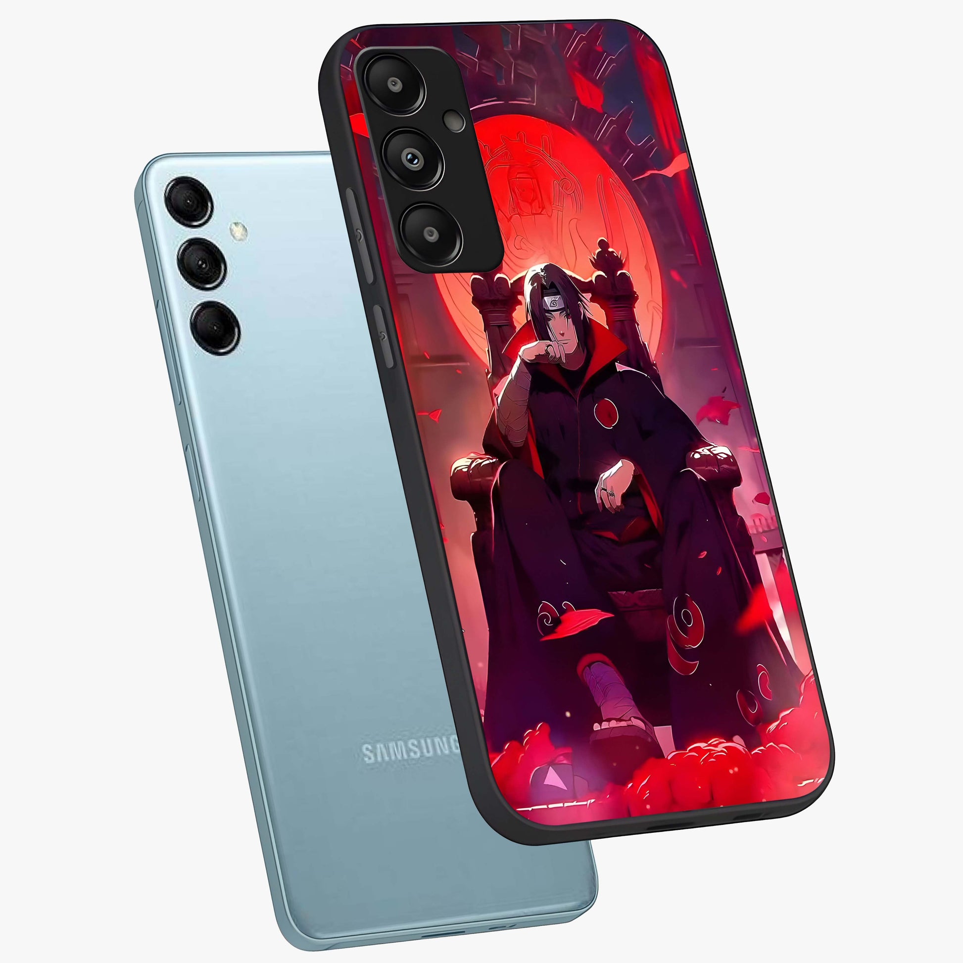 Blood Moon Sovereign Glass Case displayed in angled mockup highlighting dark celestial moon design and dramatic theme.