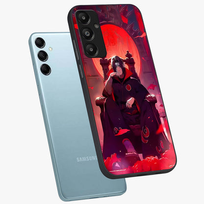 Blood Moon Sovereign Glass Case displayed in angled mockup highlighting dark celestial moon design and dramatic theme.