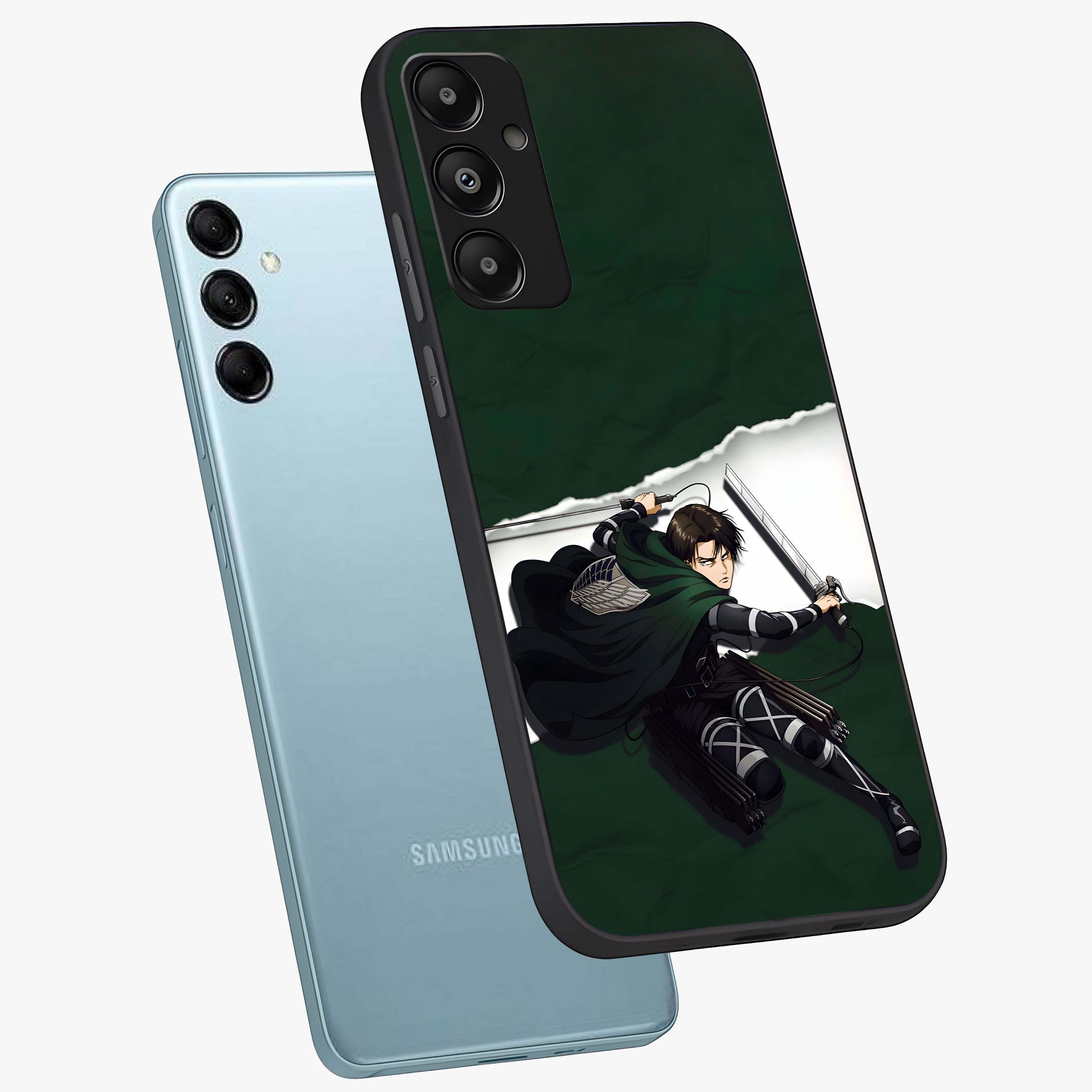 Emerald War Vanguard Glass Case displayed in angled mockup highlighting intense battle inspired design with emerald tone aesthetic.
