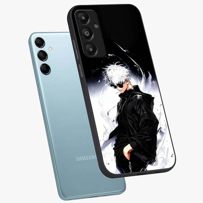 Limitless Shadow King Glass Case displayed in angled mockup highlighting dramatic dark hero design with intense aesthetic.