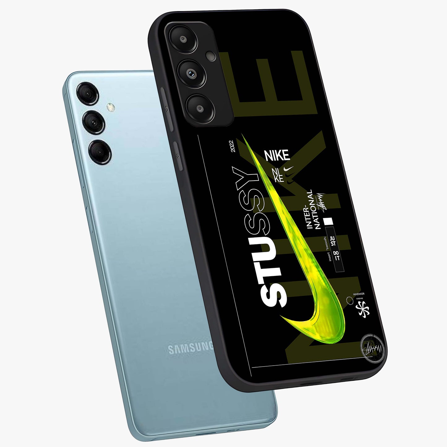Neon Street Edition Glass Case displayed in angled mockup highlighting vibrant urban design with bold street aesthetic.