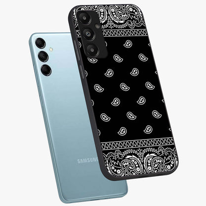 Retro Rebel Threads Glass Case displayed in angled mockup highlighting retro inspired graphic design with rebellious aesthetic.