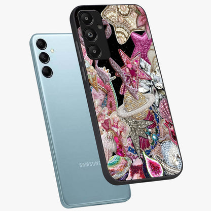 Starlit Jewel Dream Glass Case displayed in angled mockup highlighting glowing celestial jewel design with dreamy aesthetic.