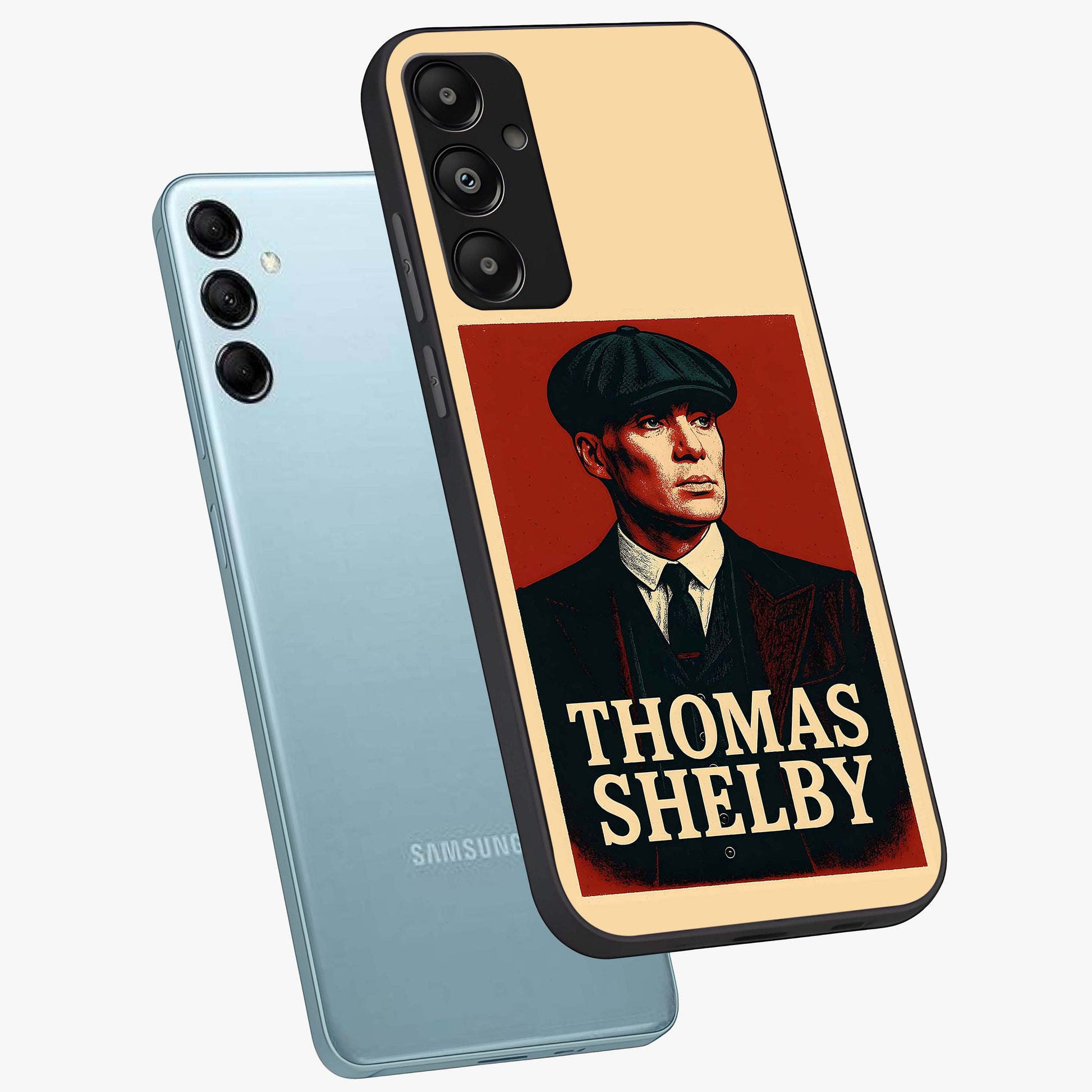 Vintage Mafia Authority Glass Case displayed in angled mockup highlighting powerful retro design with classic gangster aesthetic.