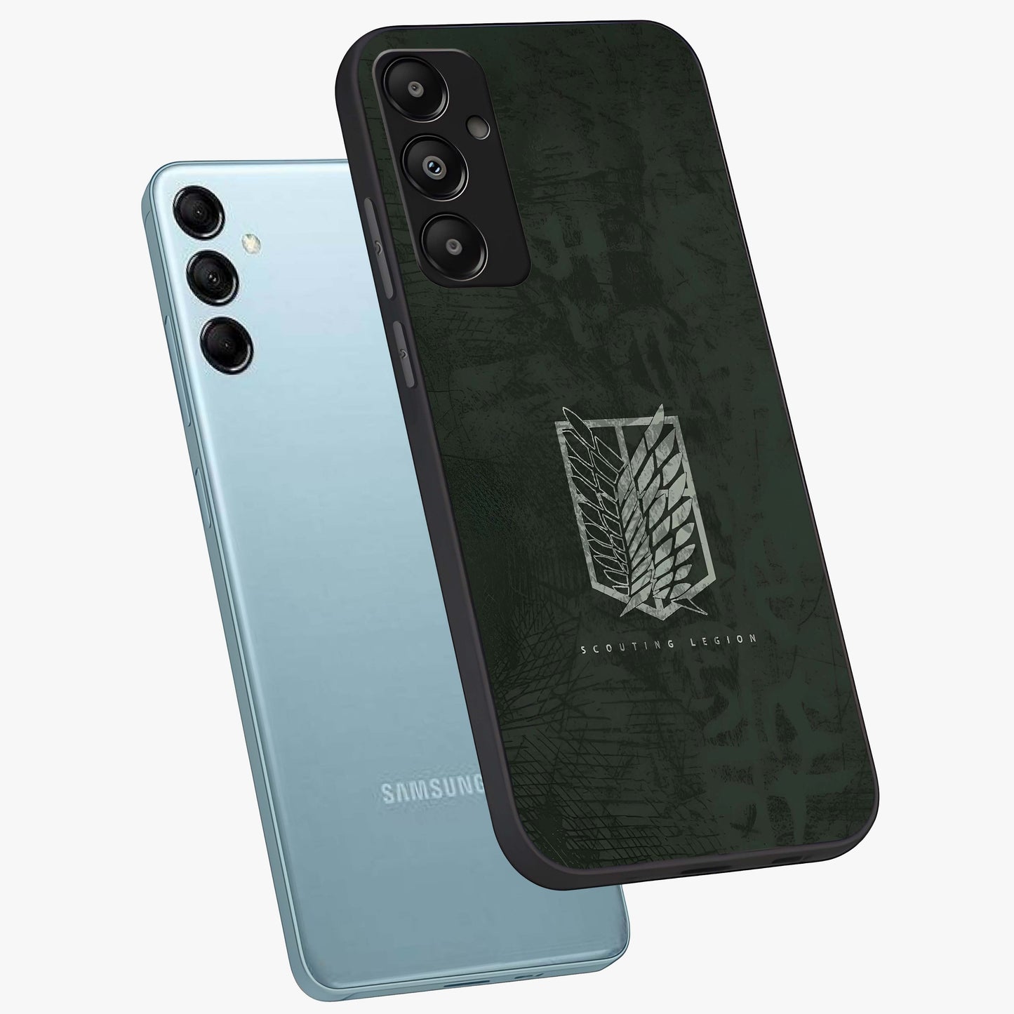 Wings Of Freedom Glass Case displayed in angled mockup highlighting graceful wing design with inspirational aesthetic.