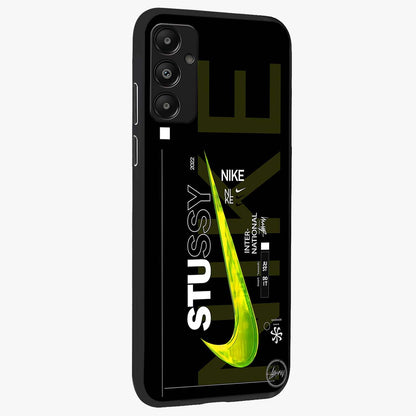 Neon Street Edition Glass Case upright view showcasing colorful neon artwork with modern street culture theme.