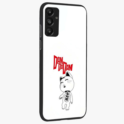 Playful Spirit Charm Glass Case upright view showcasing vibrant charm artwork with fun artistic theme.