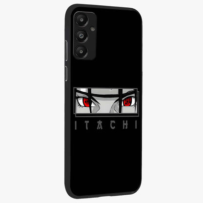 Scarlet Gaze Dominance Glass Case upright view showcasing powerful dramatic artwork with dominant artistic theme.