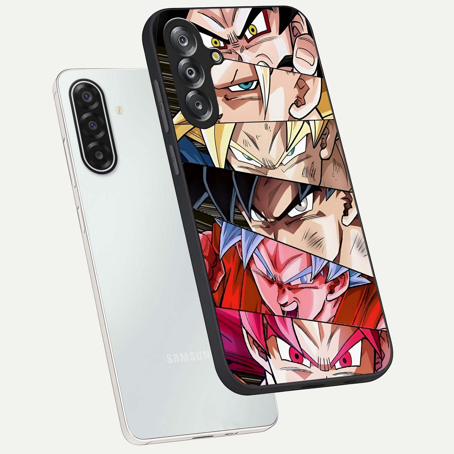 Anime Character Glass Case displayed in angled mockup highlighting colorful anime character illustration.